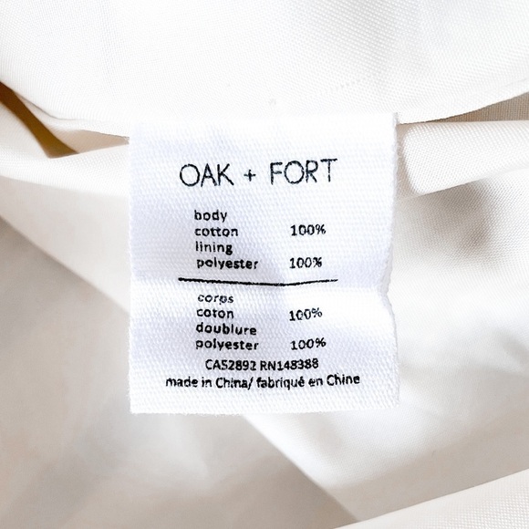 Oak + FORT Striped Cotton Dress - Picture 8 of 9